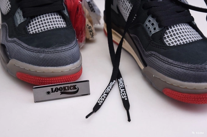 Reps TBK White Retro CV9388-001 Air x 4 Off Bred Jordan 0721